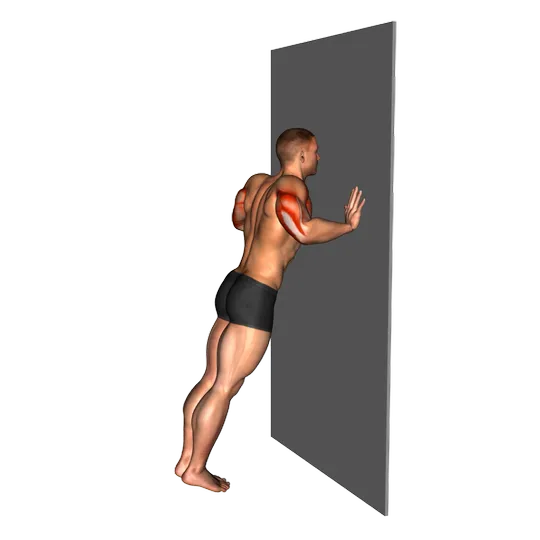 Flexiones en la pared