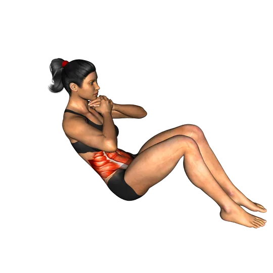 ¾ Sit up