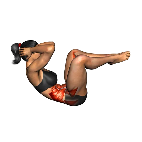 Abdominales con elevaciones de pierna
